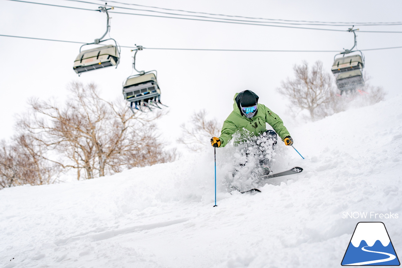 サッポロテイネ｜今シーズンは春セッション！プロスキーヤー・谷藤昌司さんと滑る１日。まさかのパウダー？！